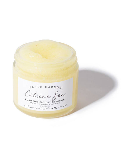 CITRINE SEA Tropical Exfoliator: Turmeric Oil + Salt Crystal