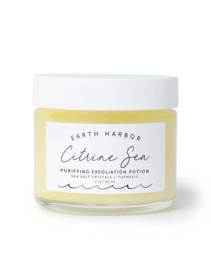CITRINE SEA Tropical Exfoliator: Turmeric Oil + Salt Crystal